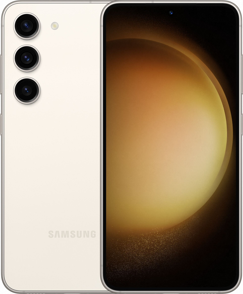 Samsung Смартфон Galaxy S23 5G 8/256 ГБ, бежевый #1