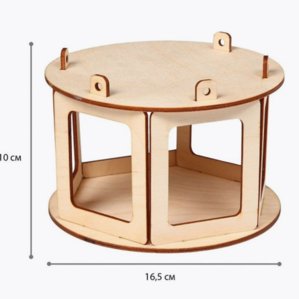 Wood-MO Скворечник,16х10х16см #1