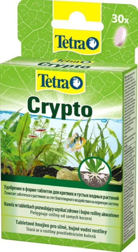 Таблетки для подкормки аквариумных растений Tetra Crypto, 30 табл  #1