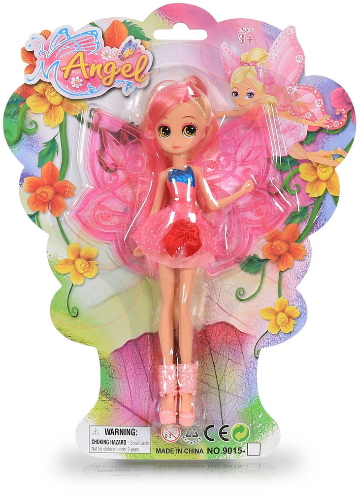 Кукла 9015 Фея в розовой юбке #1