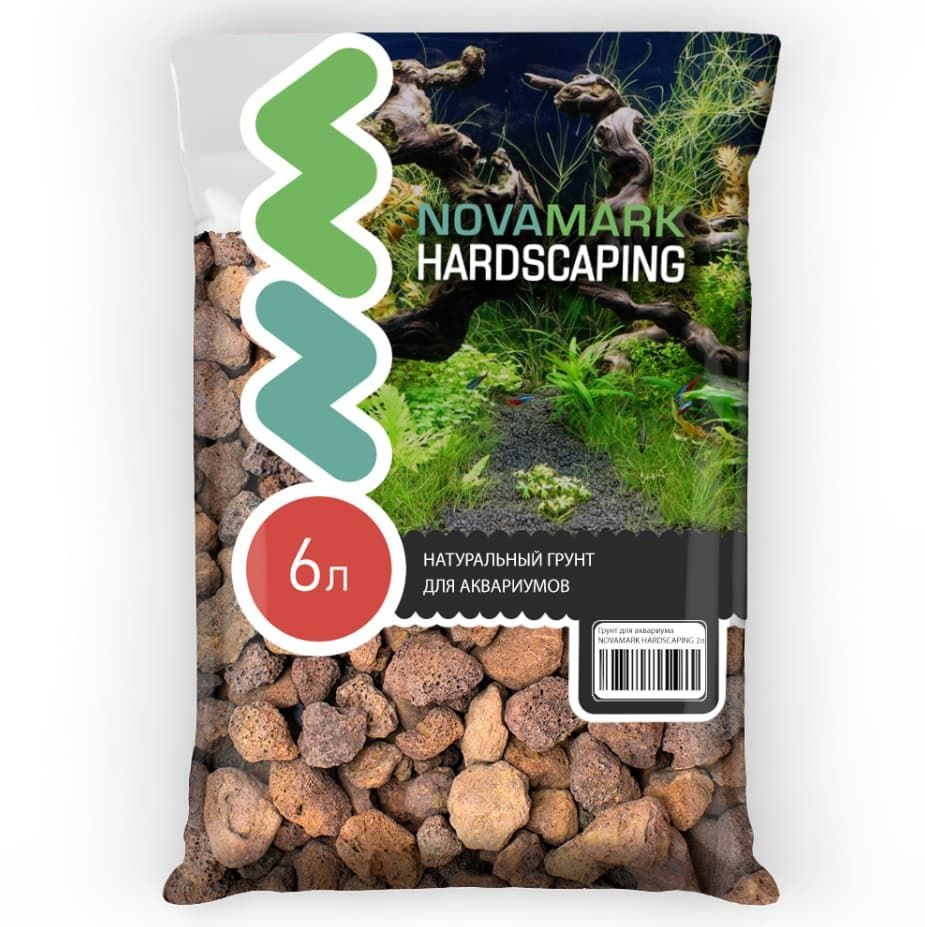 Грунт NOVAMARK HARDSCAPING Лавовая крошка, 12-18 мм, 6 л - NM-210456 #1