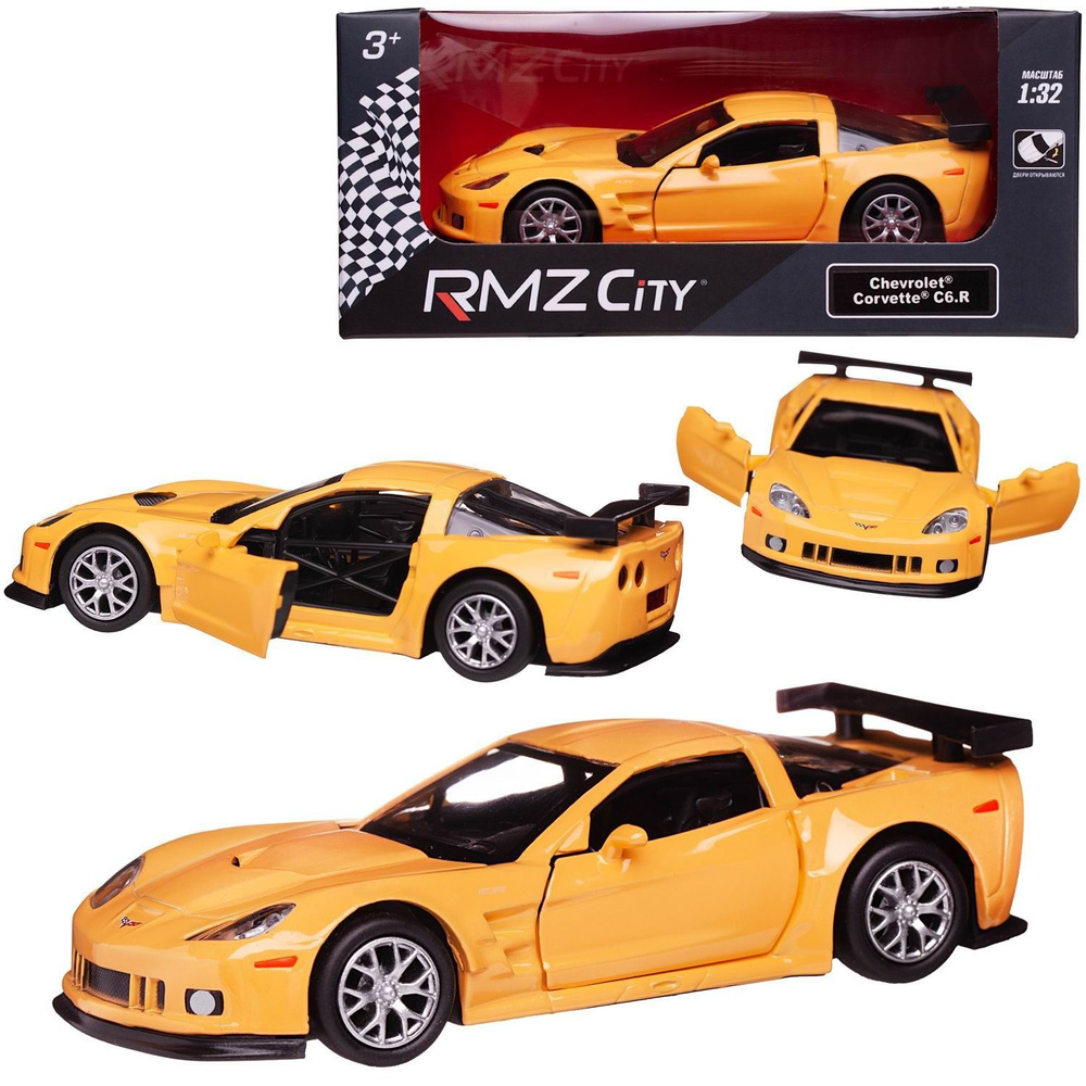 Машина металлическая RMZ City 1:32 Chevrolet Corvette C6-R - купить с  доставкой по выгодным ценам в интернет-магазине OZON (967418124)