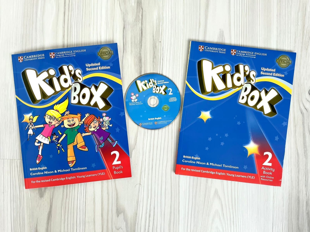 Kids Box 2 (2nd Edition) Комплект-Учебник + Рабочая Тетрадь + Диск ...