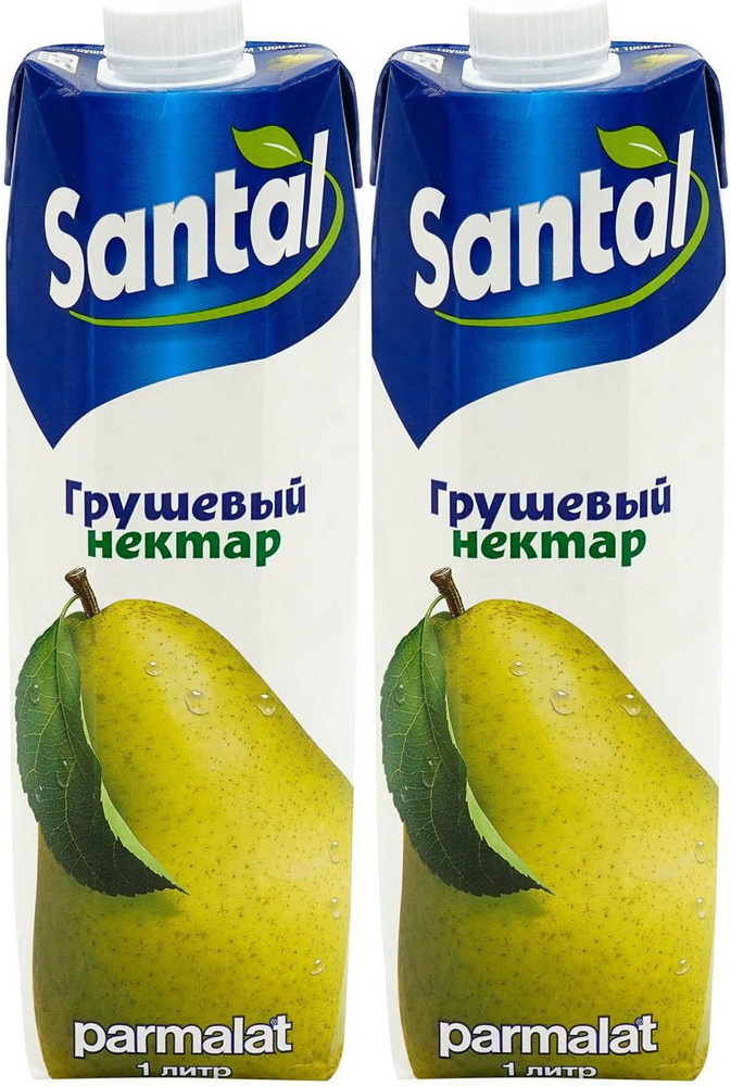 Нектар Santal грушевый, комплект: 2 упаковки по 1 л #1