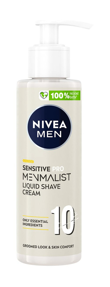 Крем для бритья для чувствительной кожи / Nivea Men Sensitive Pro Menmalist Liquid Shave Cream  #1