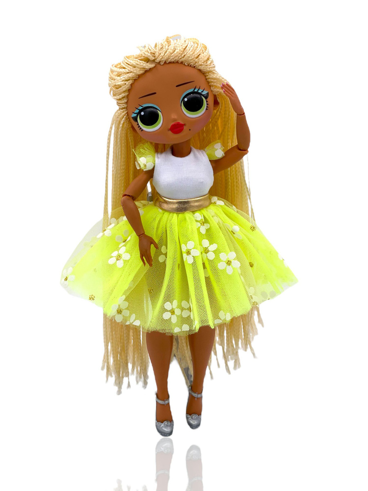 Платье для кукол Лол ОМГ LOL Ромашка #1