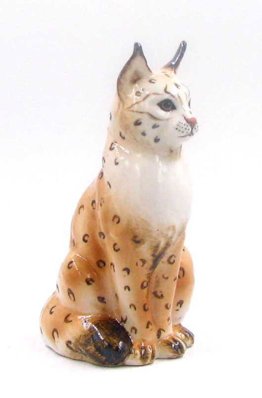 Статуэтка кошки Мейнкун леопардовый фарфор #1