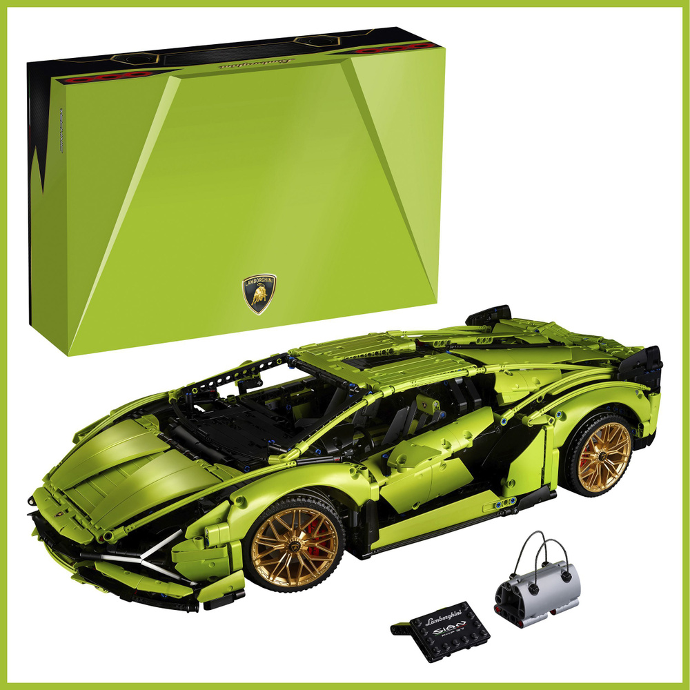 Конструктор Техника "Lamborghini Sian FKP 37", 3696 деталей #1