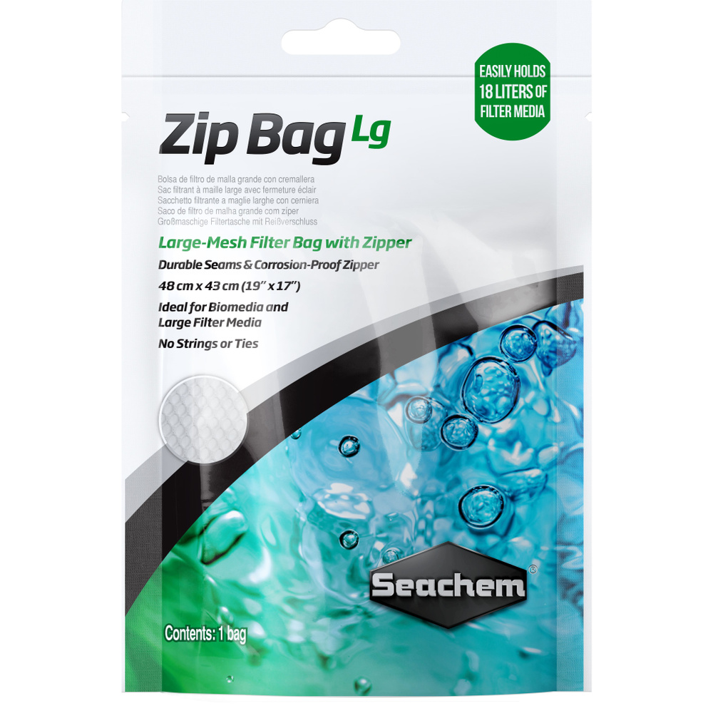 Мешок для наполнителей Seachem Zip Bag L (48х43см) #1