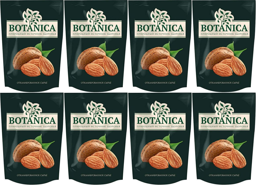 Миндаль Botanica сырой очищенный, комплект: 8 упаковок по 140 г  #1