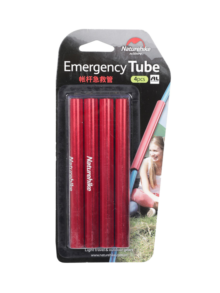 Ремнабор Для Дуг Палатки Naturehike First Aid Tent Pipe 4 Pcs Red (Б/Р) #1