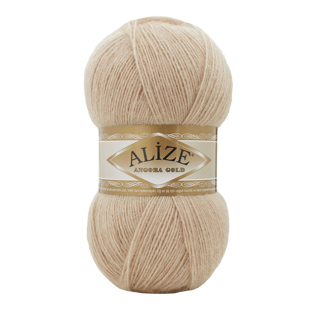 Пряжа Alize Angora Gold (524) Цвет - Овсяное молоко #1