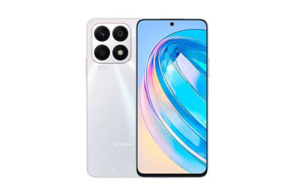 Honor Смартфон Honor X8a Ростест (EAC) 6/128 ГБ, серебристый #1