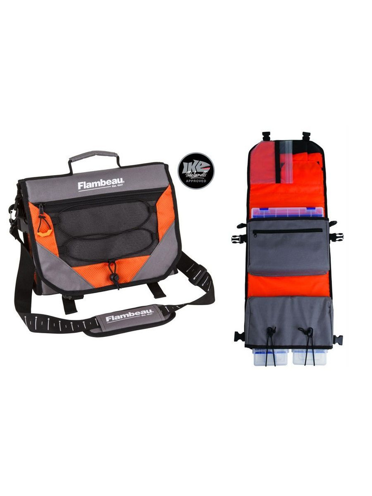 Сумка FLAMBEAU Ritual On The Fly Satchel R43S/ хранение сначтей, приманок, прикормки/ рыболовная сумка #1