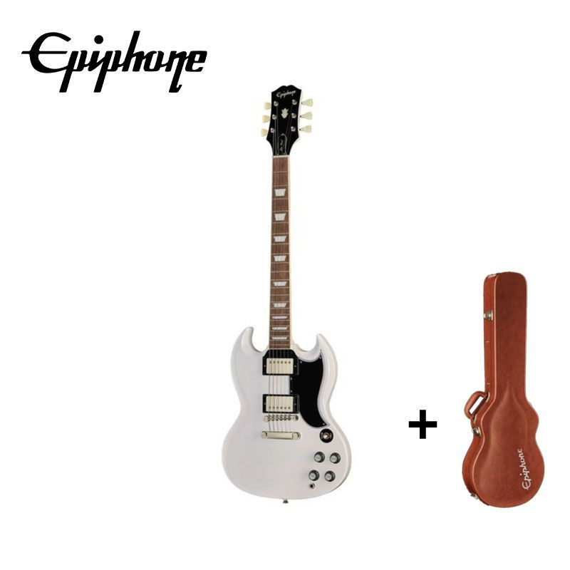 Электрогитара Epiphone-Les Paul Studio_Aged Classic White 6-струнная #1