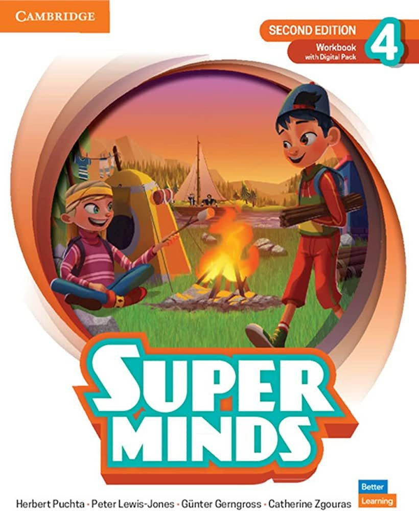 Рабочая тетрадь по английскому языку / Super Minds Second Edition 4 Workbook with dp | Пучта Херберт, #1