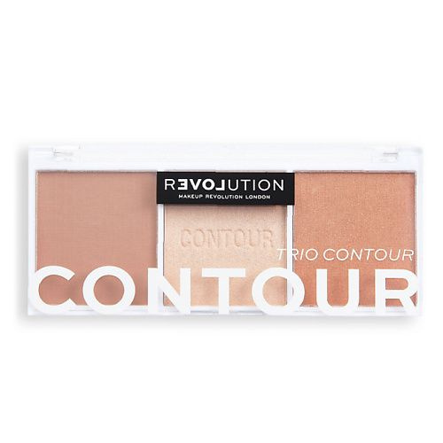 RELOVE REVOLUTION Палетка для контуринга лица Colour Play Contour Trio, Baked Sugar, 6 г  #1