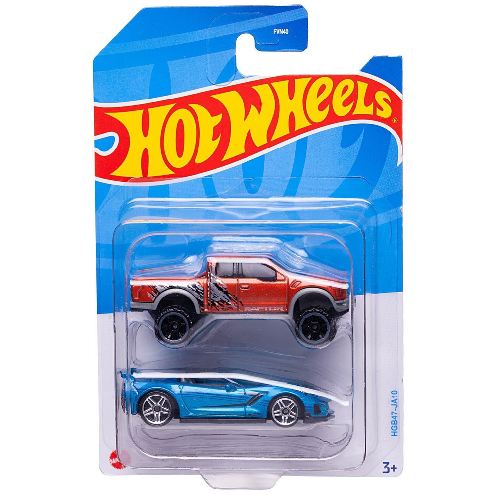Набор машинок Mattel Hot Wheels упаковка из 2-х штук №17 #1