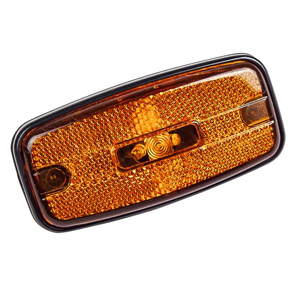 Фонарь габаритный прицепа ГФ1.О LED оранжевый, с колодкой AMP 282189-1 (квадрат)  #1