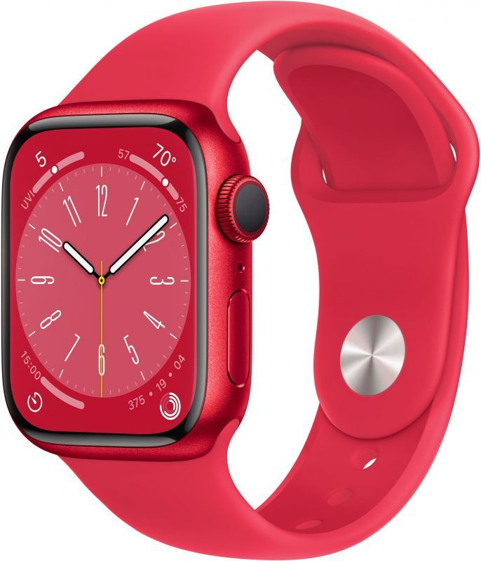 Смарт-часы Apple Watch Series 8 GPS 45mm, красный (Product RED), с ремешком M/L  #1