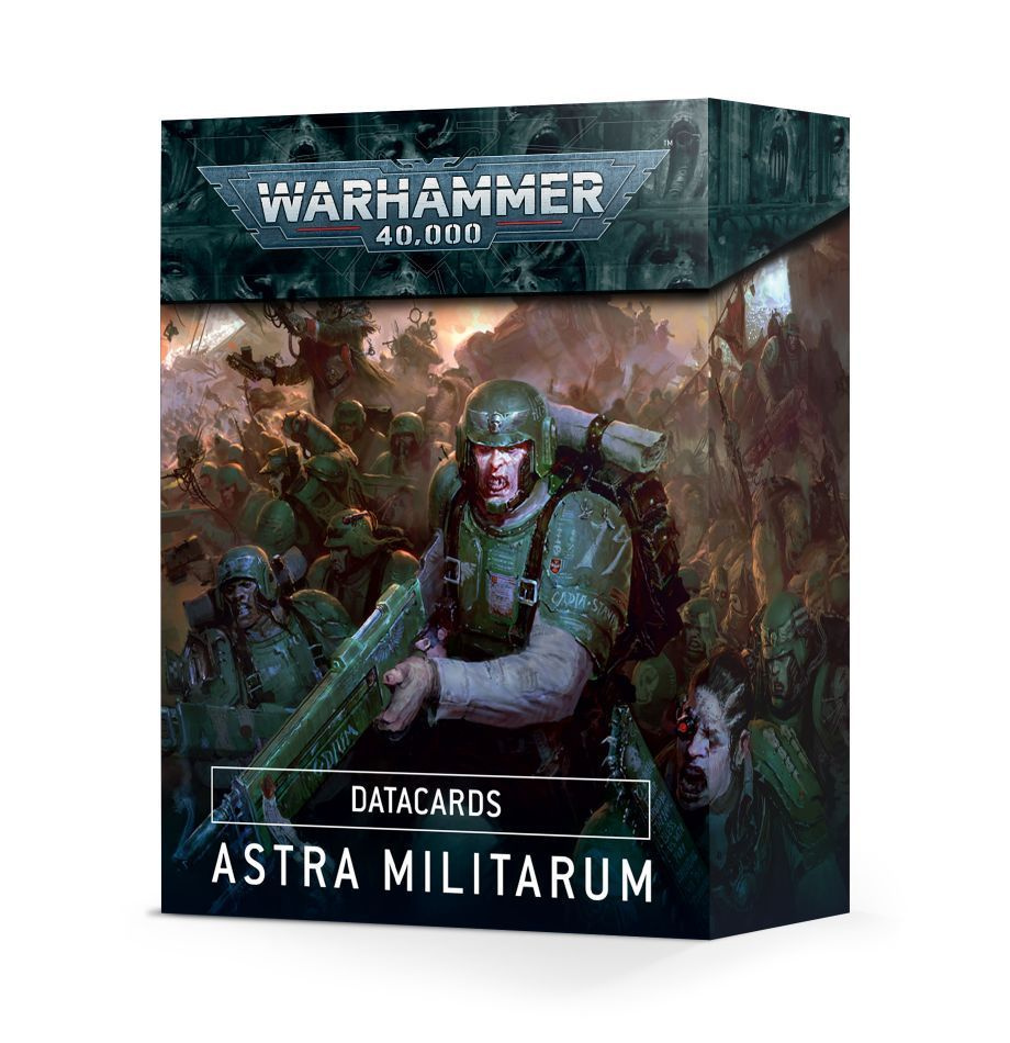 Датакарты Astra Militarum для настольной игры Warhammer 40000 девятой редакции - на английском языке #1