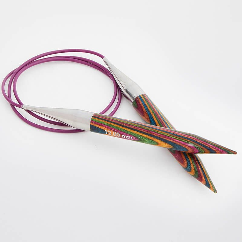 Спицы для вязания круговые деревянные 5 мм 80 см Symfonie KnitPro (21339)  #1