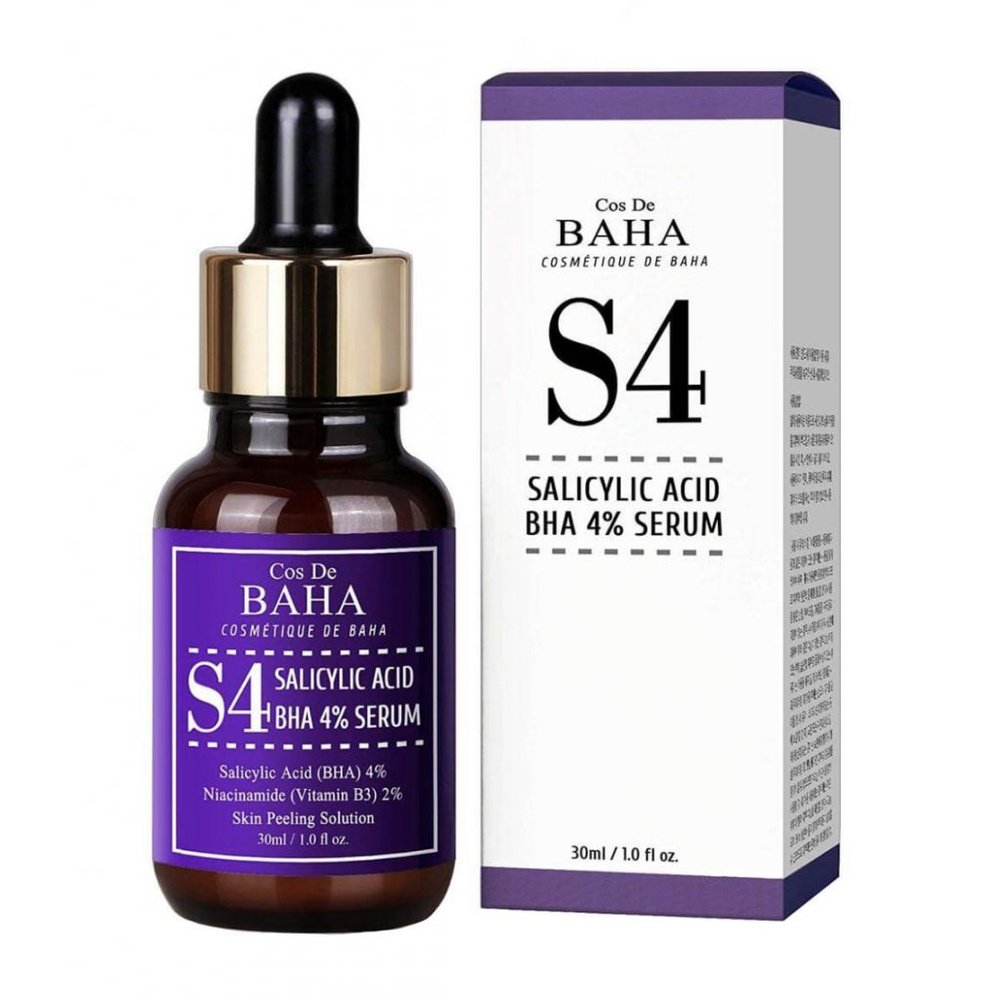 Кислотная сыворотка для проблемной кожи Cos De Baha BHA Salicylic Acid 4% Exfoliant Serum  #1