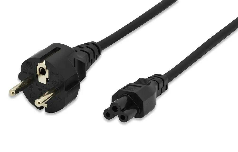 Сетевой кабель 1,2-1.5 м IEC 320 C5 для компьютера ("чебурашка", "Микки Маус") евровилка  #1
