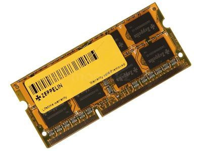Zeppelin Оперативная память Оперативная память SODIMM DDR3 PC-12800 (1600 MHz) 8Gb (память для ноутбуков) #1