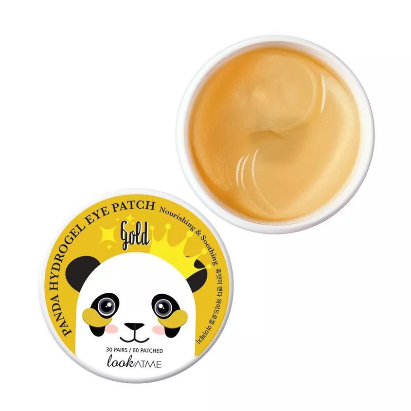 LOOK AT ME Патчи для глаз гидрогелевые с частичками золота Panda Hydrogel Eye & Smile Patches, 60 шт. #1