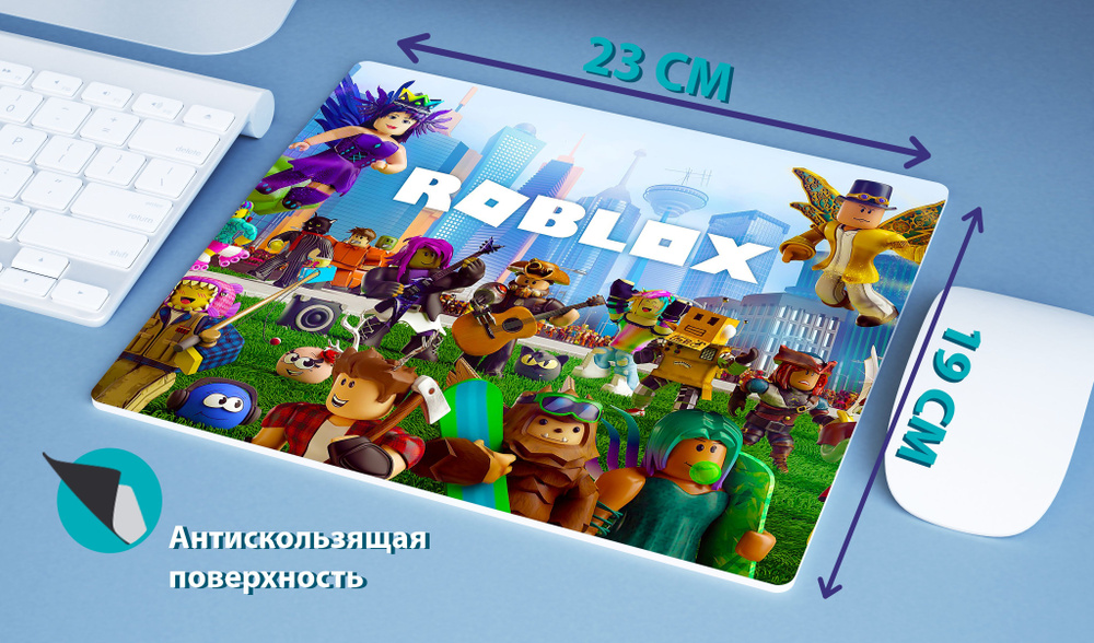 Freesub Игровой коврик для мыши Roblox (Роблокс: №2), L, разноцветный  #1