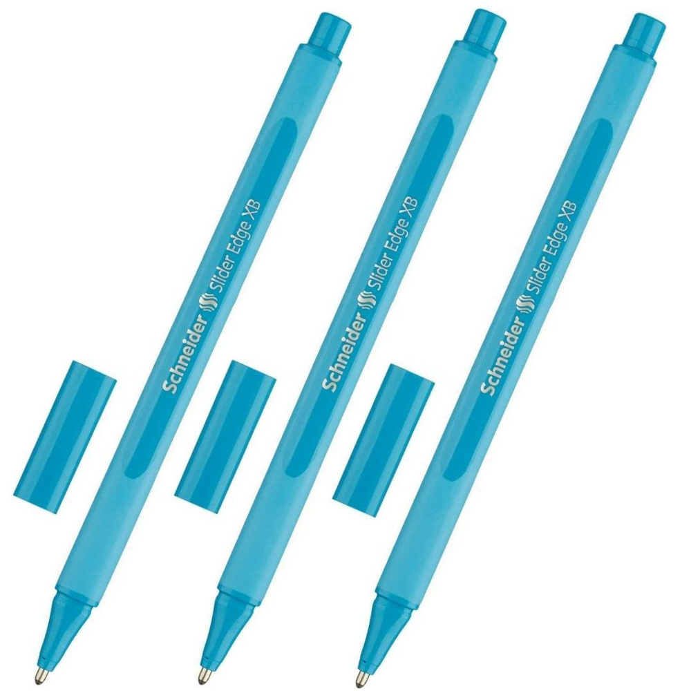 Schneider Ручка Шариковая, толщина линии: 0.7 мм, цвет: Голубой, 3 шт.  #1