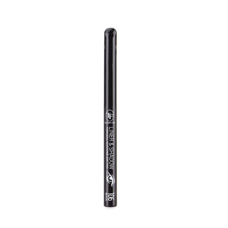 TF Cosmetics Карандаш контурный для глаз Liner&Shadow т.106 black 1,1г #1