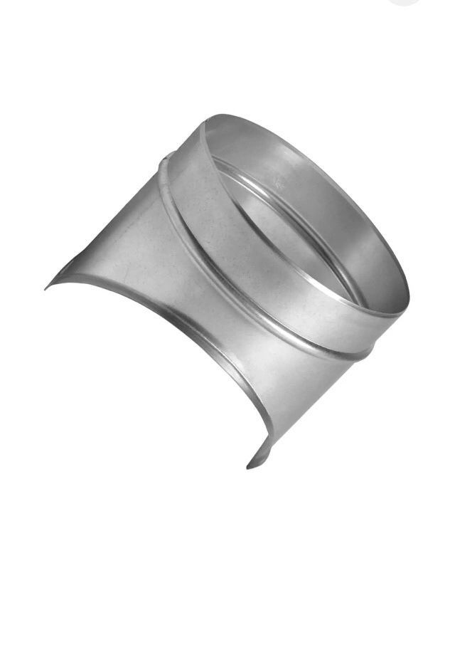 Врезка прямая Шамрай для круглых воздуховодов D125 мм оцинкованная сталь  #1