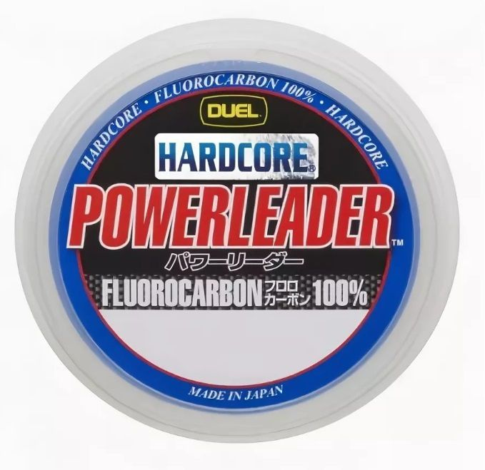 Флюорокарбоновая леска Duel Hardcore Powerleader Fluorocarbon 100%, 50м, 0.910мм, 100lb, 46кг  #1