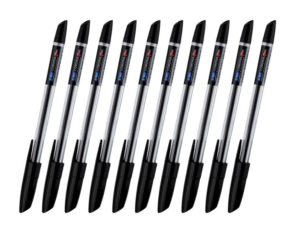 Linc Ручка Шариковая, толщина линии: 0.7 мм, цвет: Черный, 10 шт.  #1