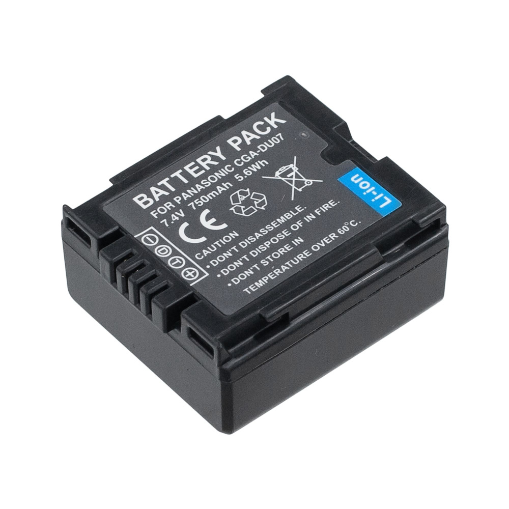 Аккумулятор для фотоаппарата Panasonic NV-GS500 GS35 GS6 GS27 , SDR-H280 / CGR-DU06 - батарея 750mAh #1