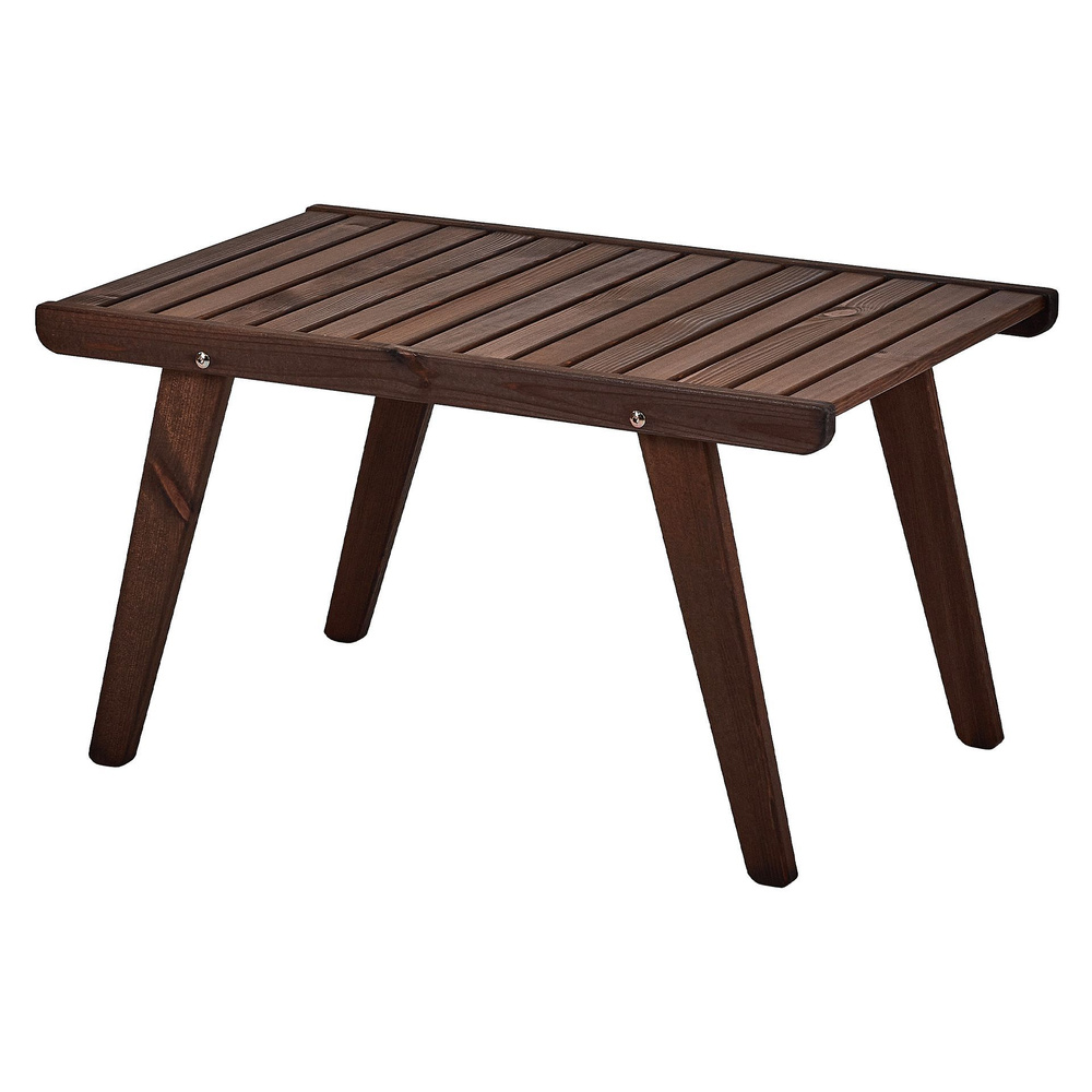 Стол деревянный для сада и дачи, кофейный стол, 80*50см, #1