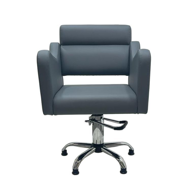 Парикмахерское кресло "Флора", серый - пятилучье #1