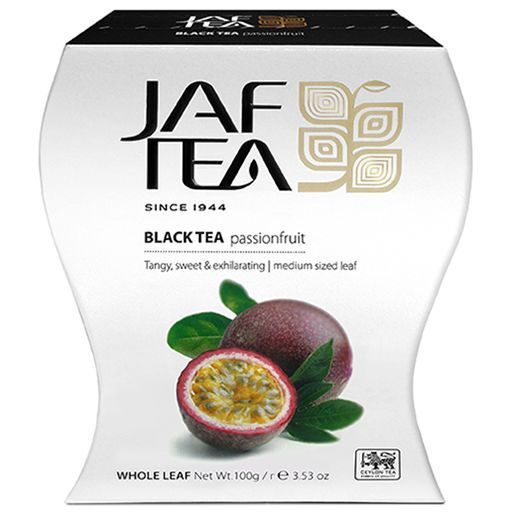 Чай цейлонский JAF TEA "Passion Fruit" чёрный c маракуйей, 100 г. #1