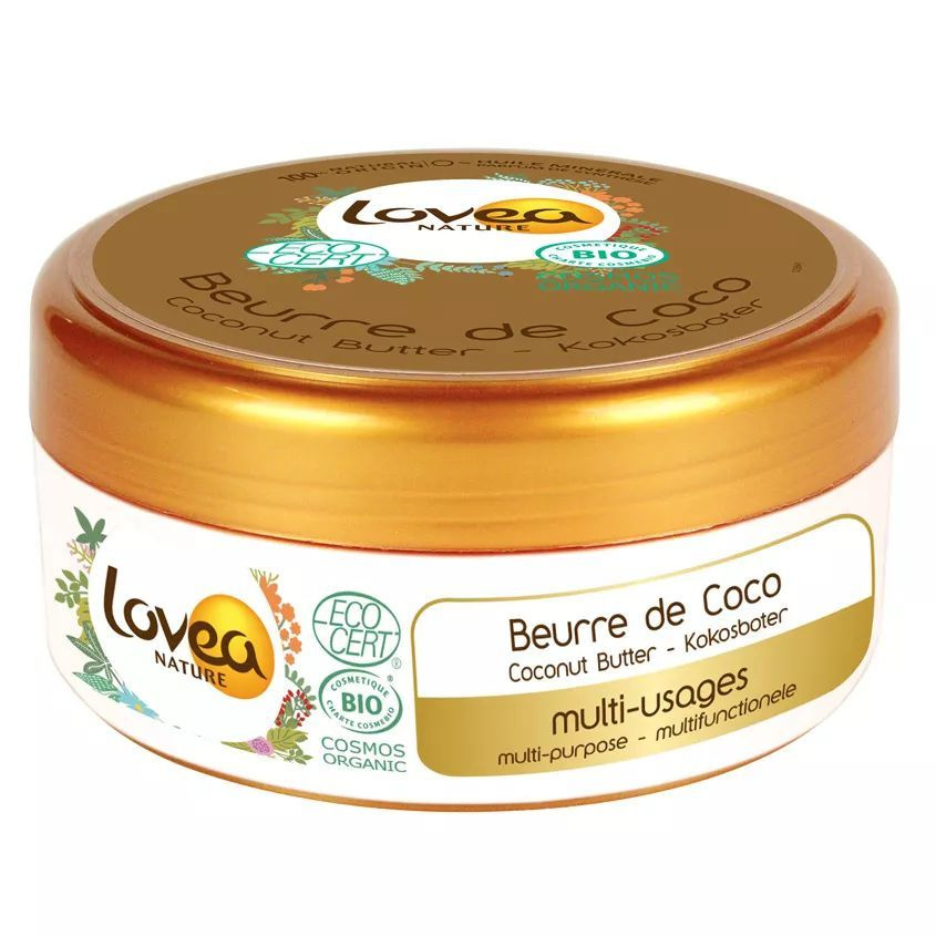 LOVEA Масло кокоса БИО для волос и тела твердое (Multi-usages Coconyt Butter) 150 мл  #1