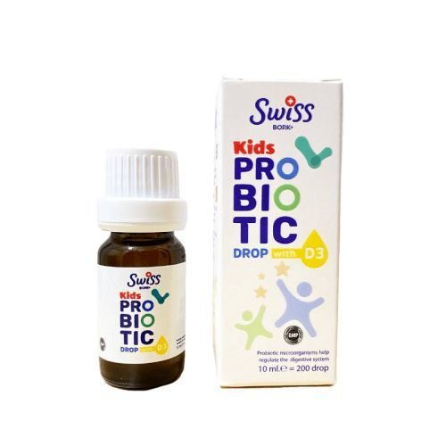 Swiss bork Probiotic Kids Пробиотики для детей с витамином D3 в каплях.  #1