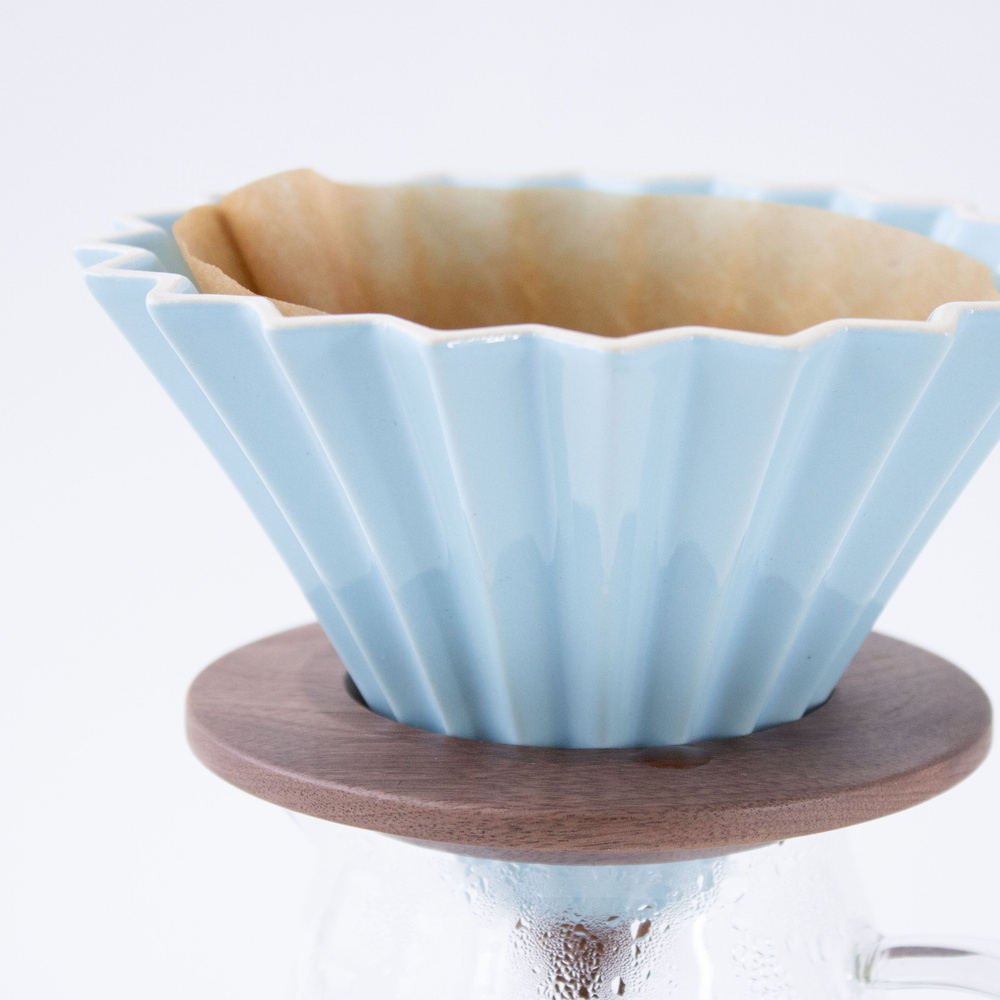 Воронка Agave Blue Filter Cup для приготовления кофе керамическая на 1-2 чашки  #1