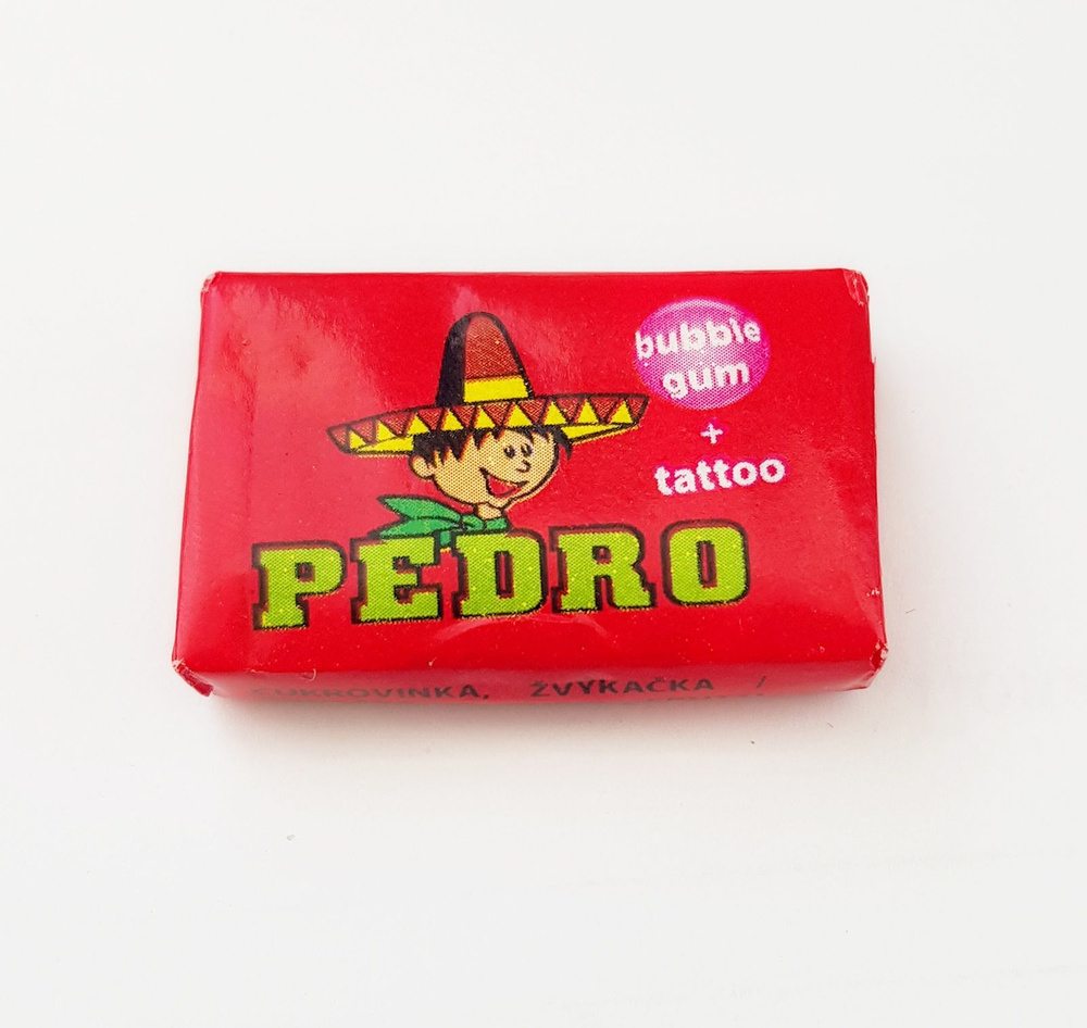 Жевательная резинка PEDRO (9шт), как из 90х. Чехия, Candy Plus. Не для ...