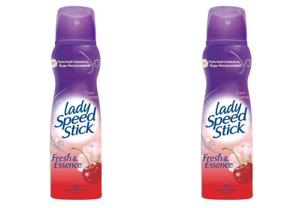 Lady Speed Stick Дезодорант-спрей женский Цветок вишни, 150 мл, 2 штуки  #1