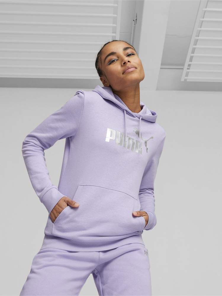 Худи PUMA ESS+ Metallic Logo  Hoodie #1