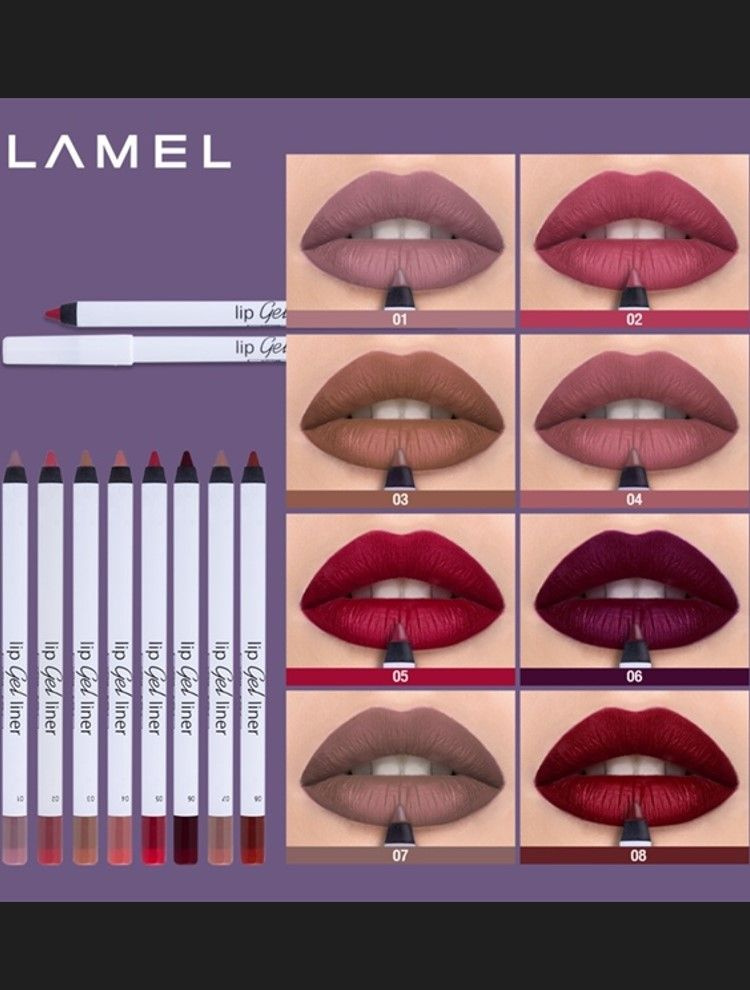 Карандаш гелевый для губ Lamel Gel Lip Liner, 06 купить с доставкой