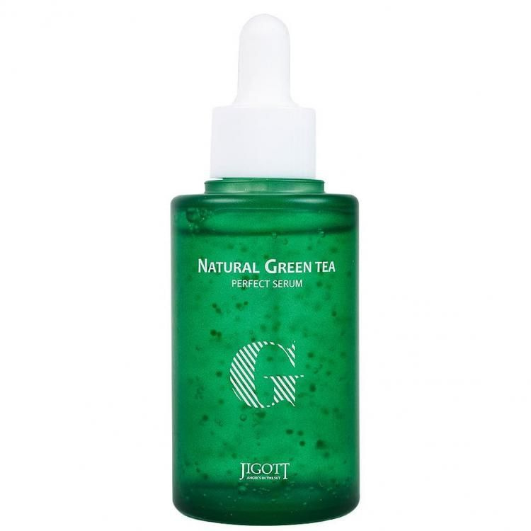 Сыворотка для лица с экстрактом зеленого чая JIGOTT Natural Green Tea Perfect Serum 50мл  #1