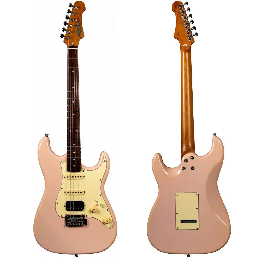 Электрогитара JET JS-400 PK R, Stratocaster, цвет розовый, накладка палисандр  #1