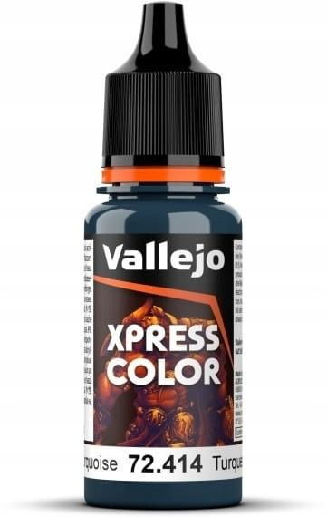 Краска Vallejo серии Xpress Color - Caribbean Turquoise 72414 (18 мл) #1